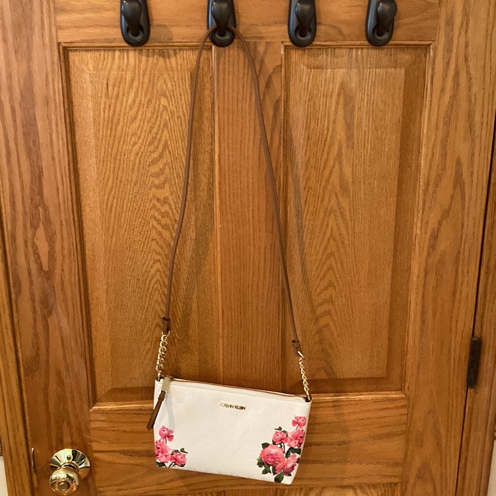 Calvin Klein floral purse